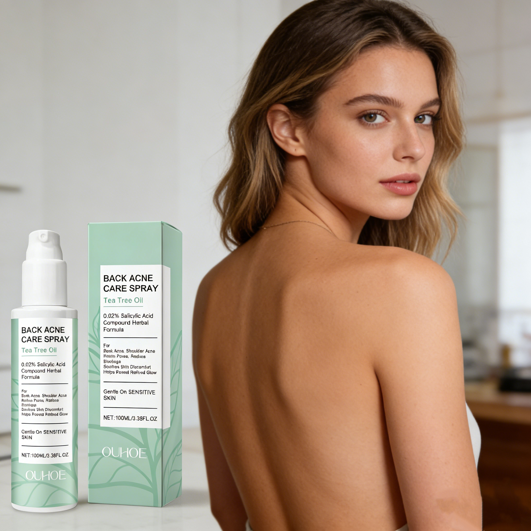 Skincare Skintific - Salicylic Acid Back Acne Spray Natural