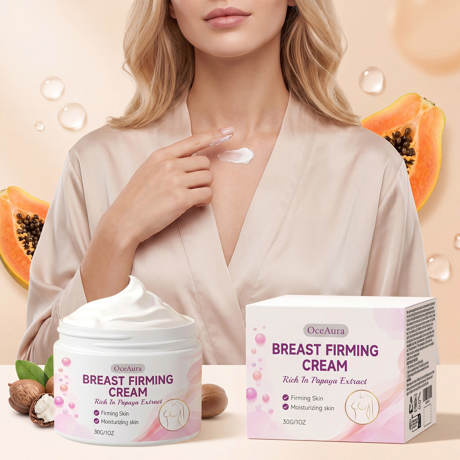 Papaya extract chest care crea - Skincare Routine ulasan dan harga