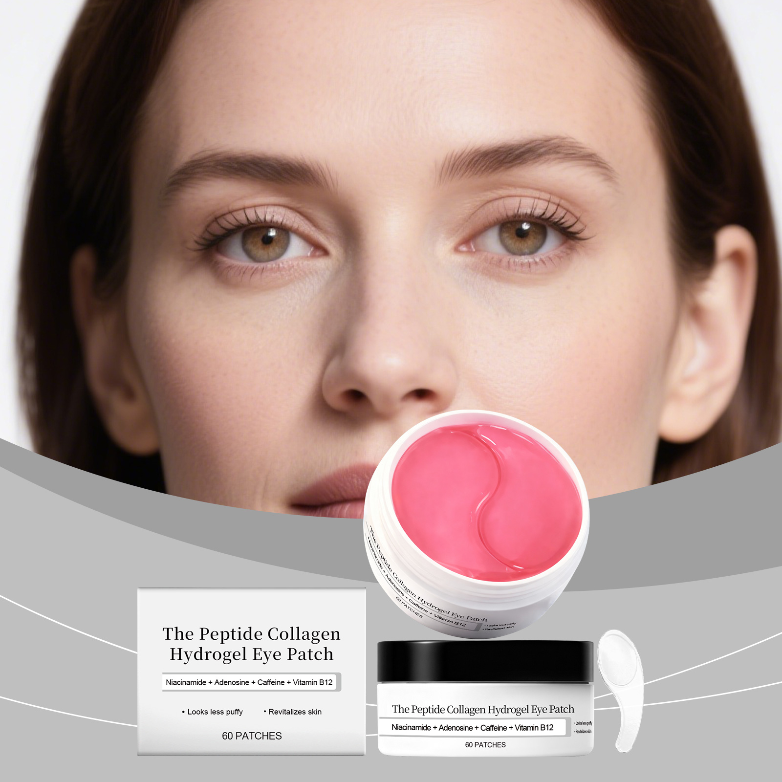 Peptide Collagen Hydrogel Eye  - Eye Cream Peptide ulasan dan harga