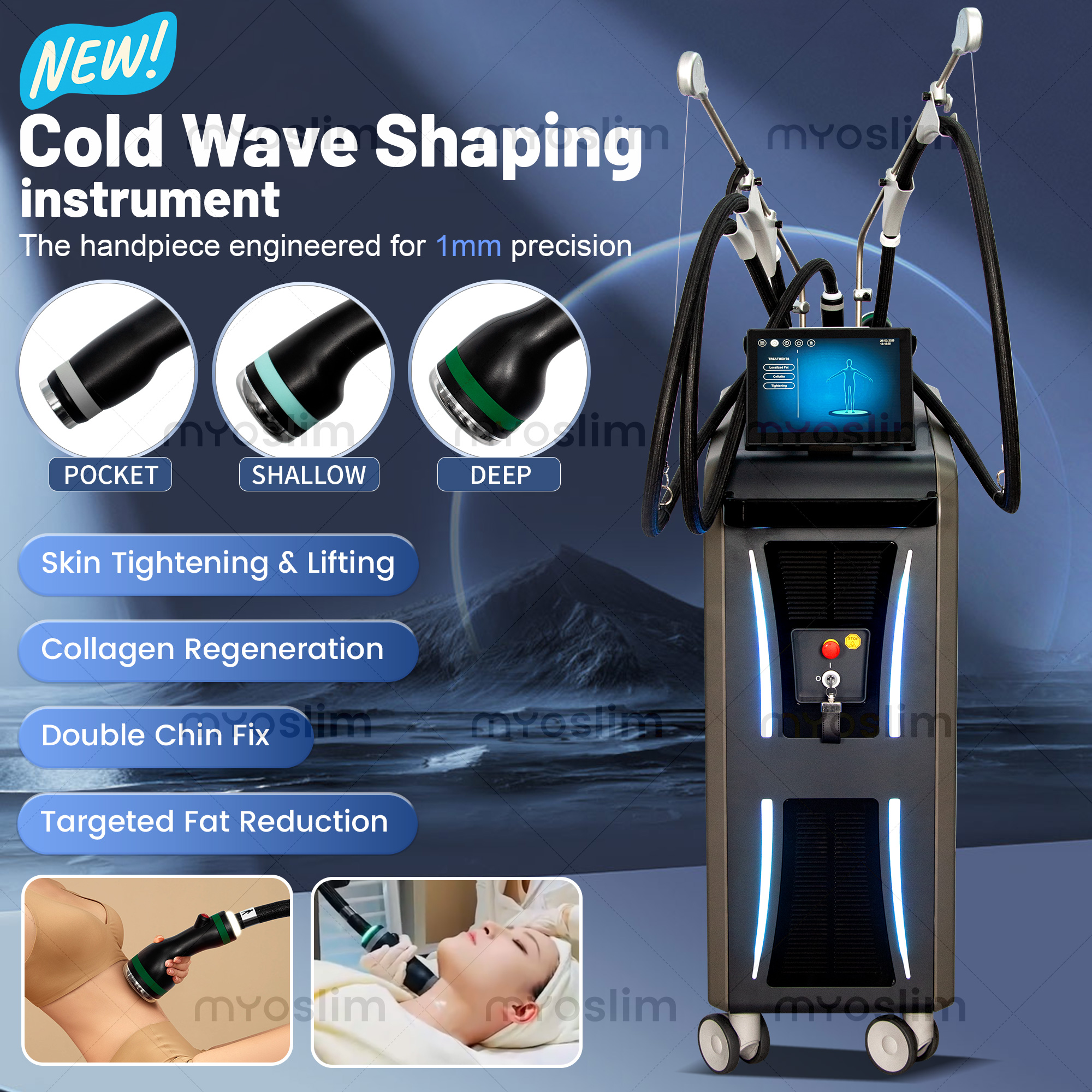 Faling 3in1 Coldwave Massage D - Skincare Korea ulasan dan harga