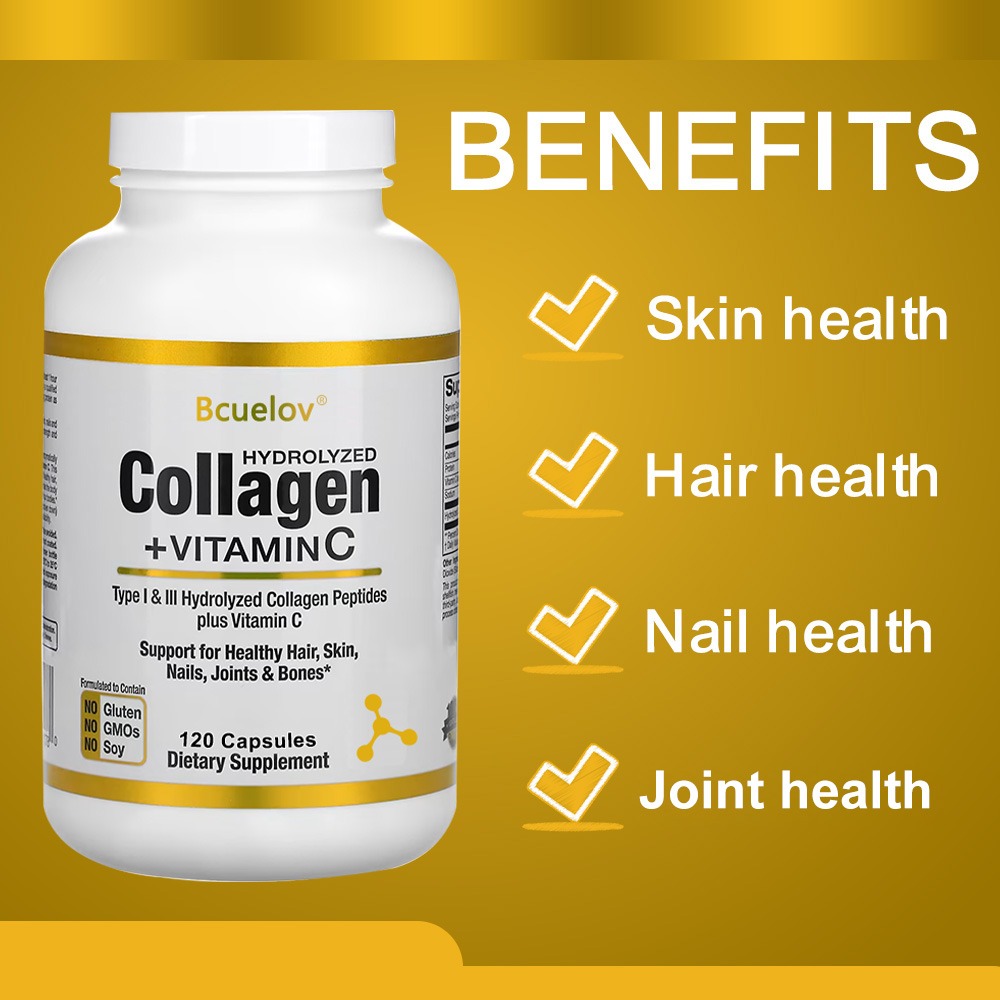 Hydrolyzed Collagen Peptide Su - Vitamin C Powder ulasan dan harga