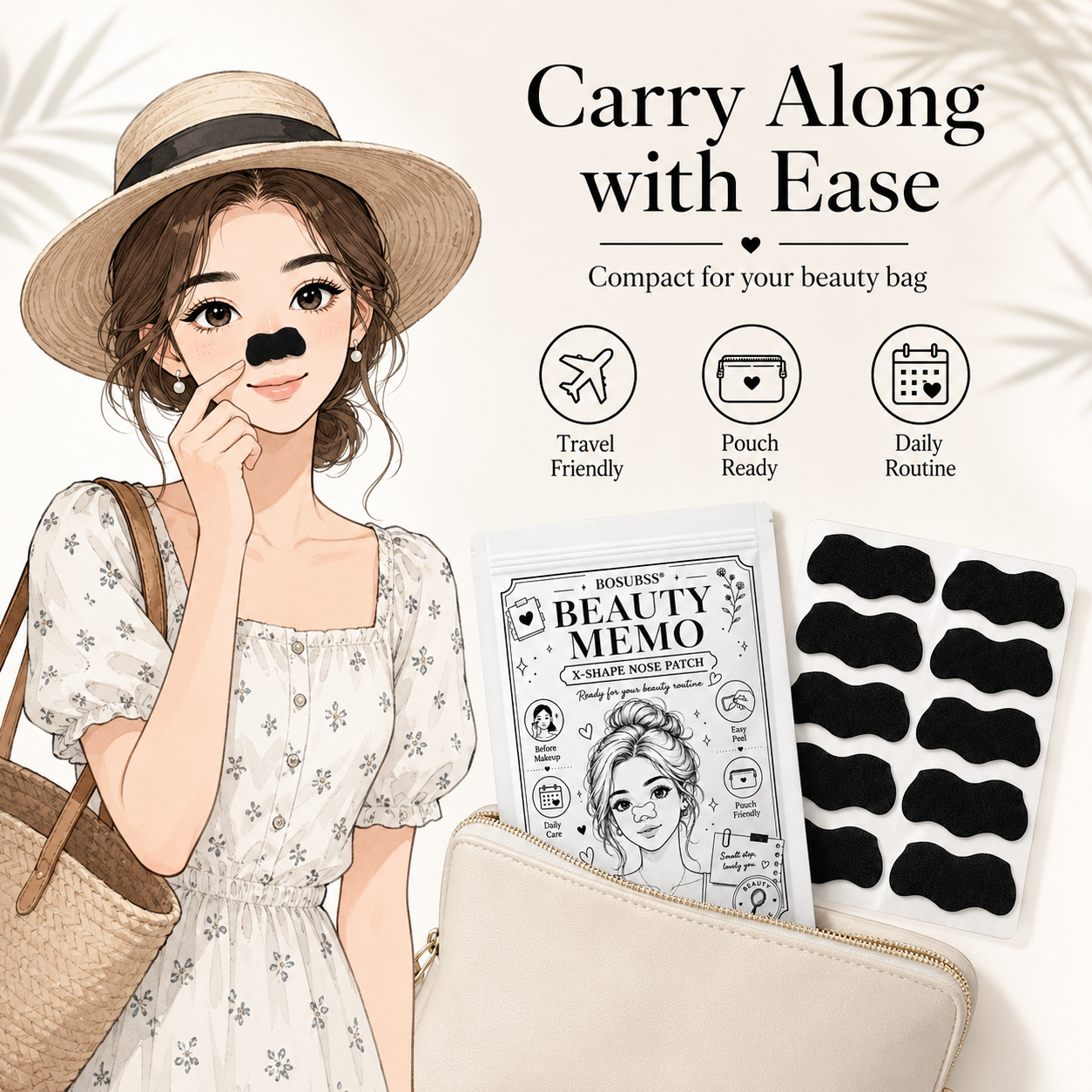 20/30Pcs Charcoal Nose Care St - Skincare Routine ulasan dan harga
