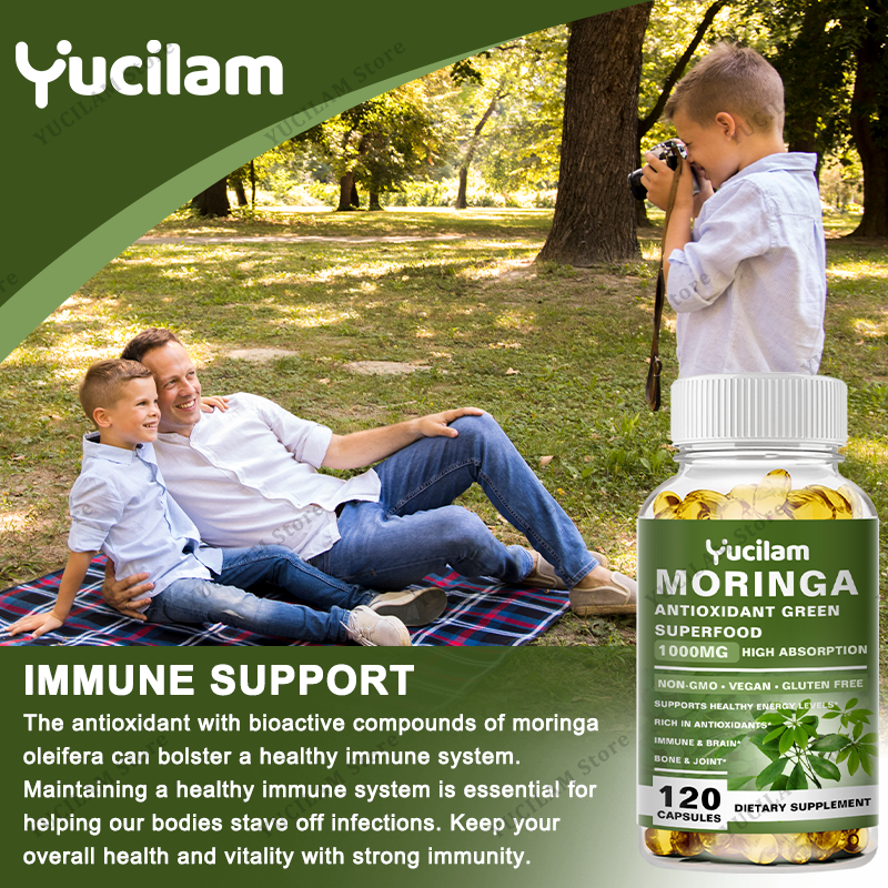 Moringa Organic 1000 mg, 7-in- - Vitamin C Powder ulasan dan harga