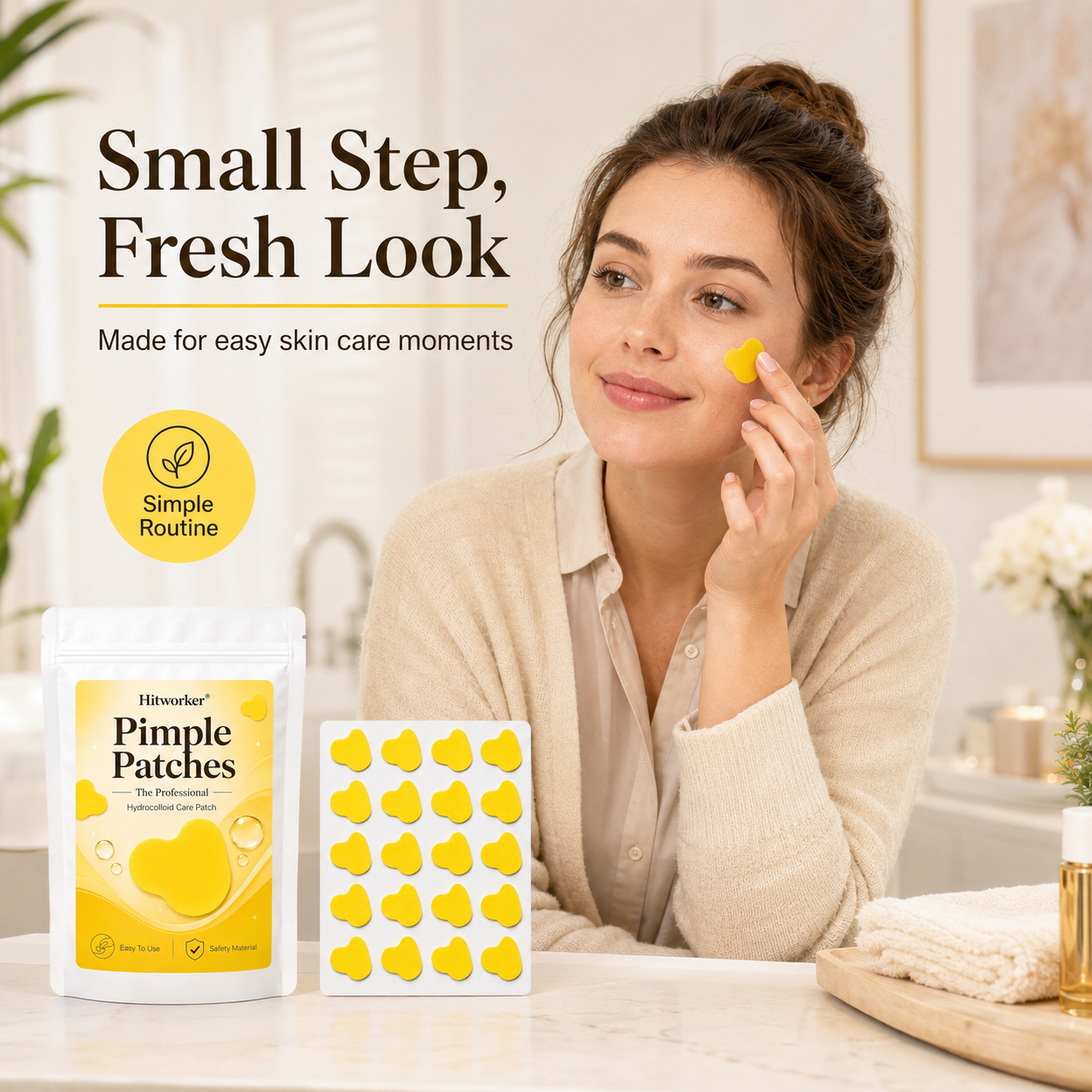 40/100PCS Hydrocolloid Patch S - Skincare Routine ulasan dan harga