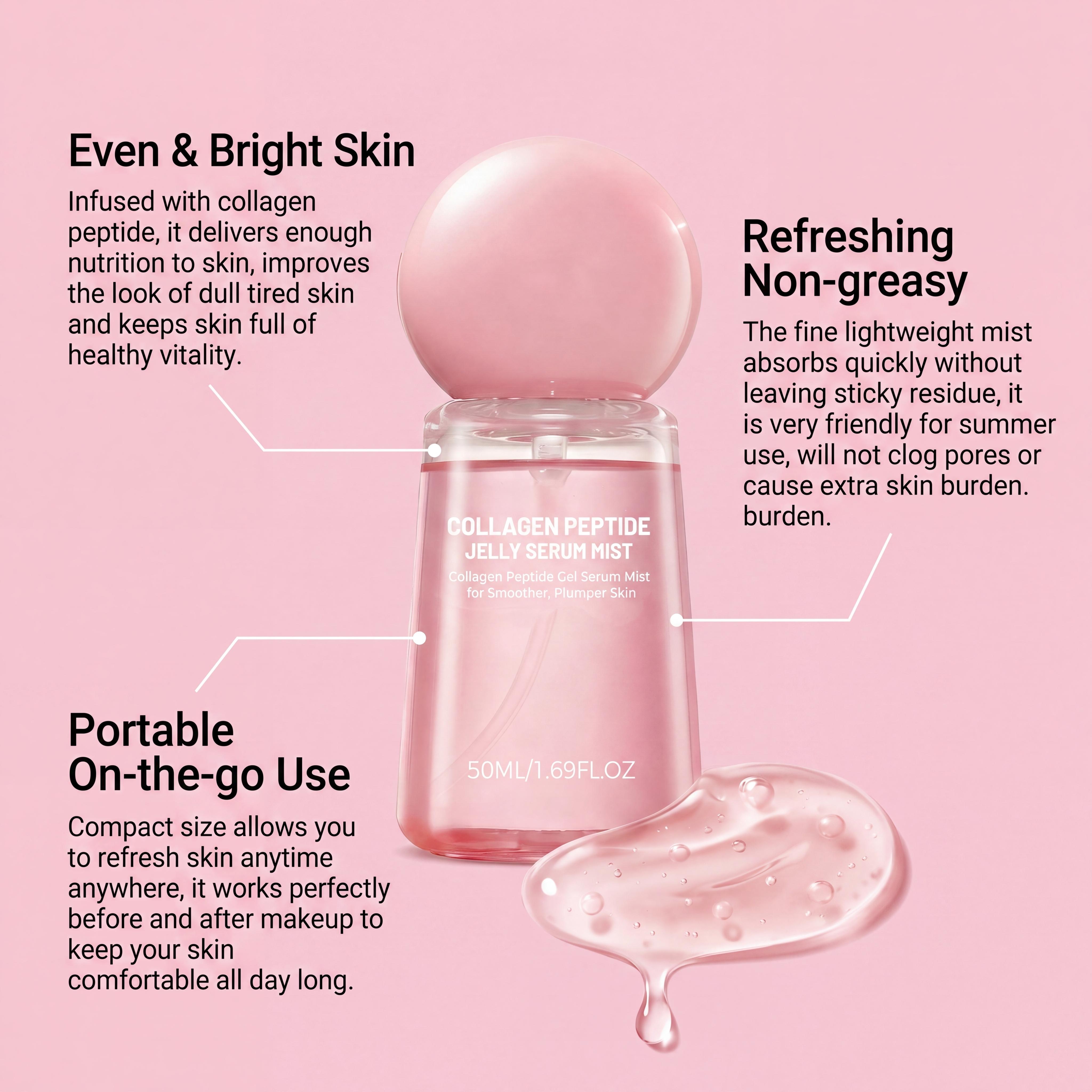 Collagen Peptide Jelly Serum M - Skincare Skintific ulasan dan harga