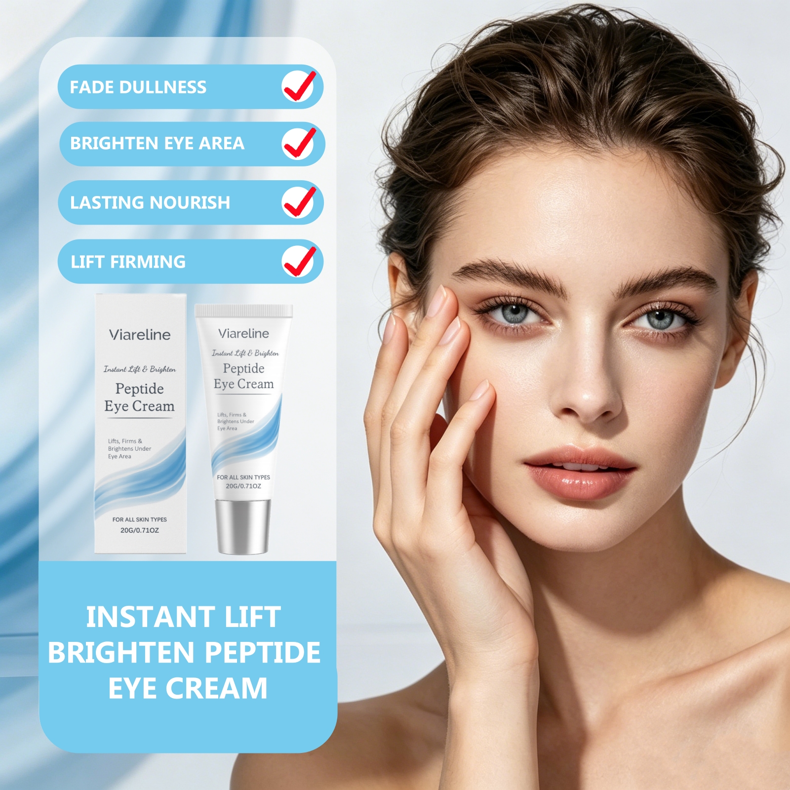 Instant Lift Peptide Eye Cream - Eye Cream Peptide ulasan dan harga