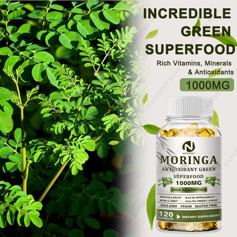 Moringa Organic 1000 mg - With - Vitamin C Powder ulasan dan harga
