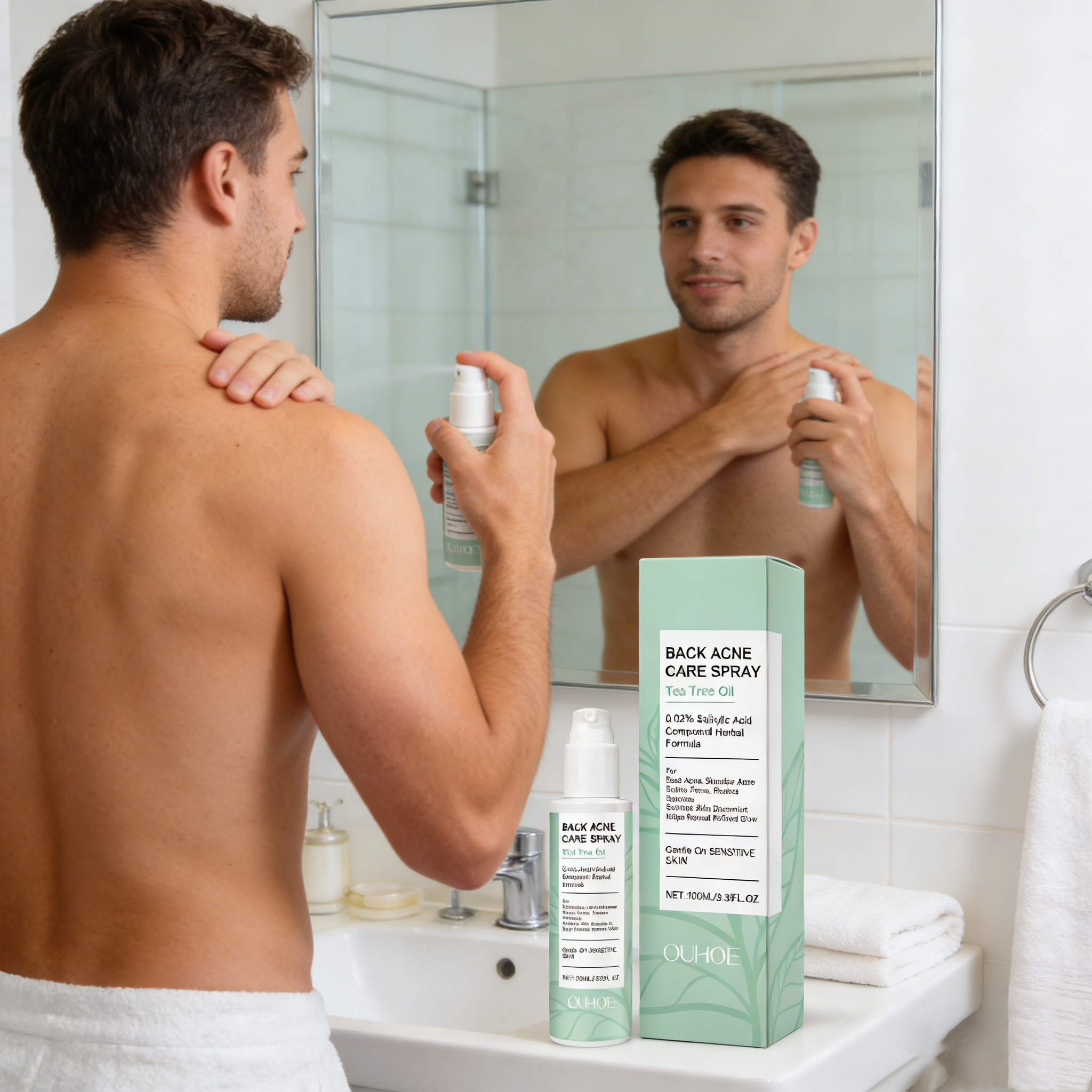 Salicylic Acid Back Acne Spray - Skincare Skintific ulasan dan harga
