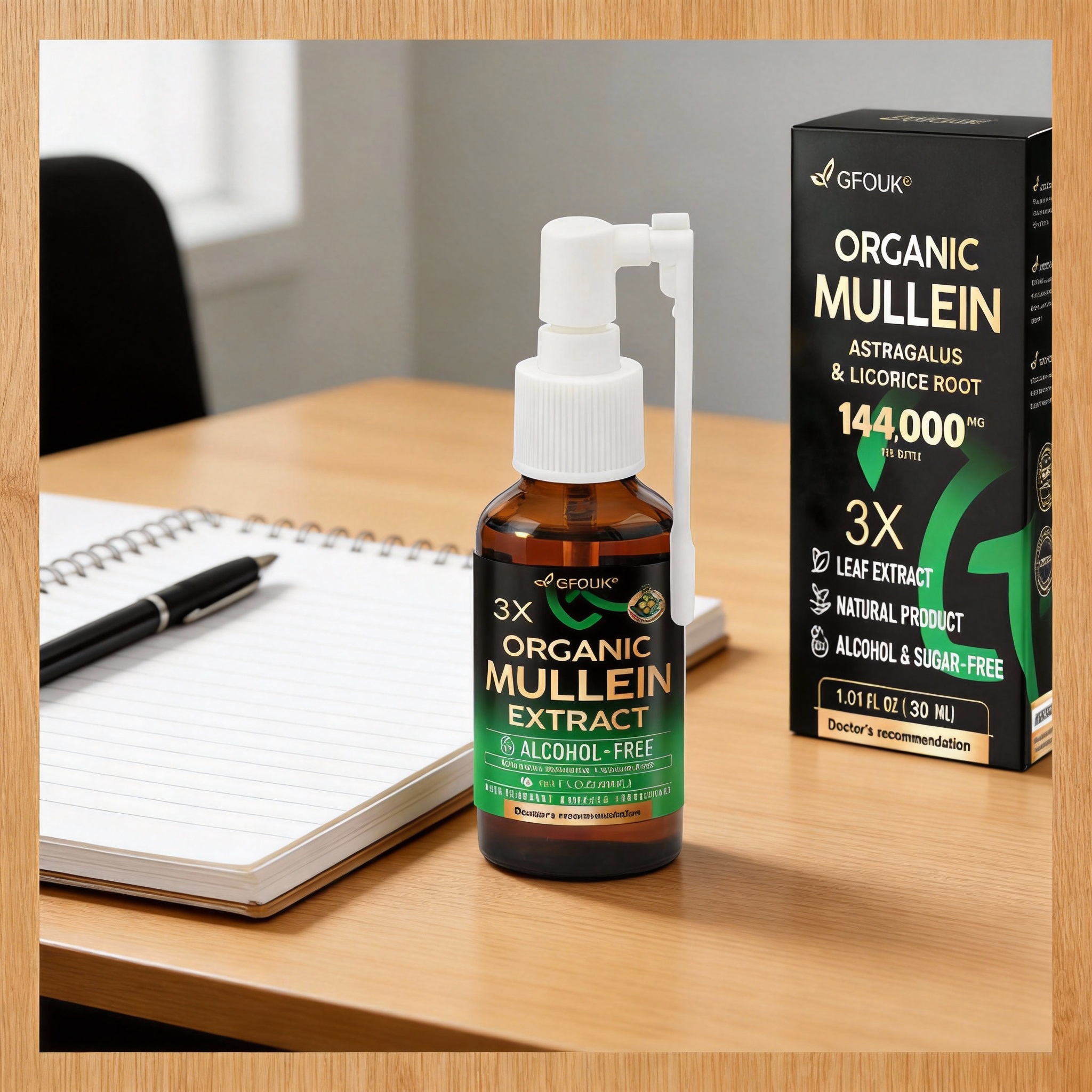 30ml Organic Mullein Herbal Lu - Licorice Root Extract ulasan dan harga