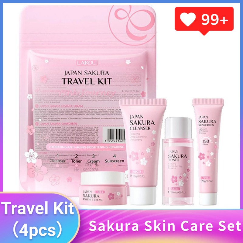 Sakura Skin Care Set facial Cl - Skincare Routine ulasan dan harga