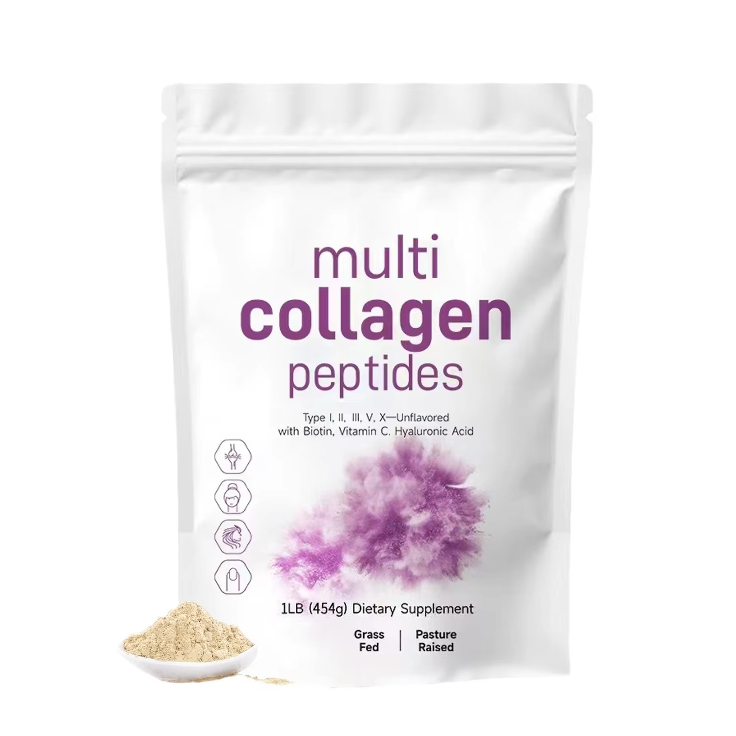 454G Multi Collagen Peptides P - Vitamin C Powder ulasan dan harga