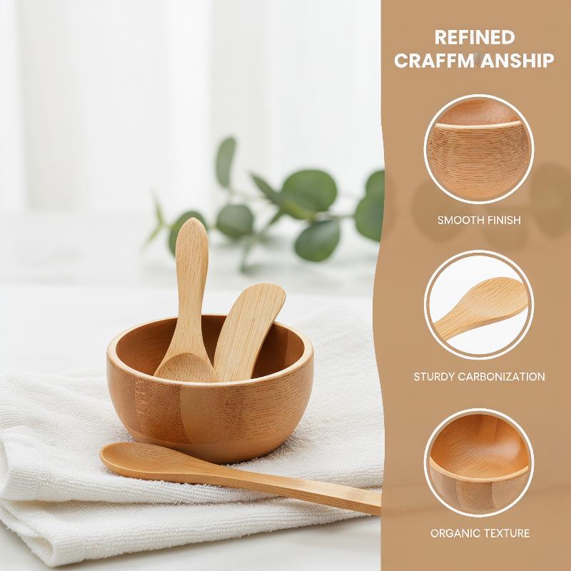3pcs Mini Size Bamboo Diy Face - Skincare Routine ulasan dan harga