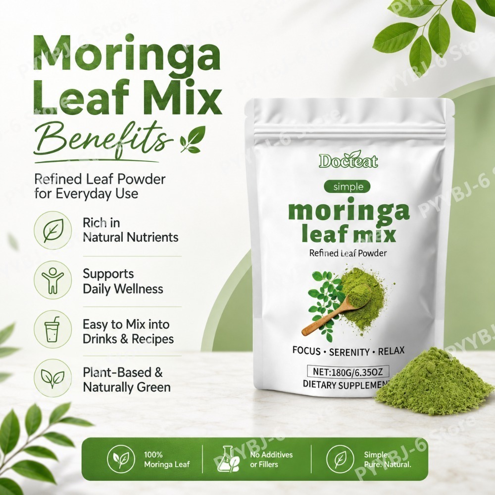 Docteat Moringa Leaf Powder, R - Vitamin C Powder ulasan dan harga