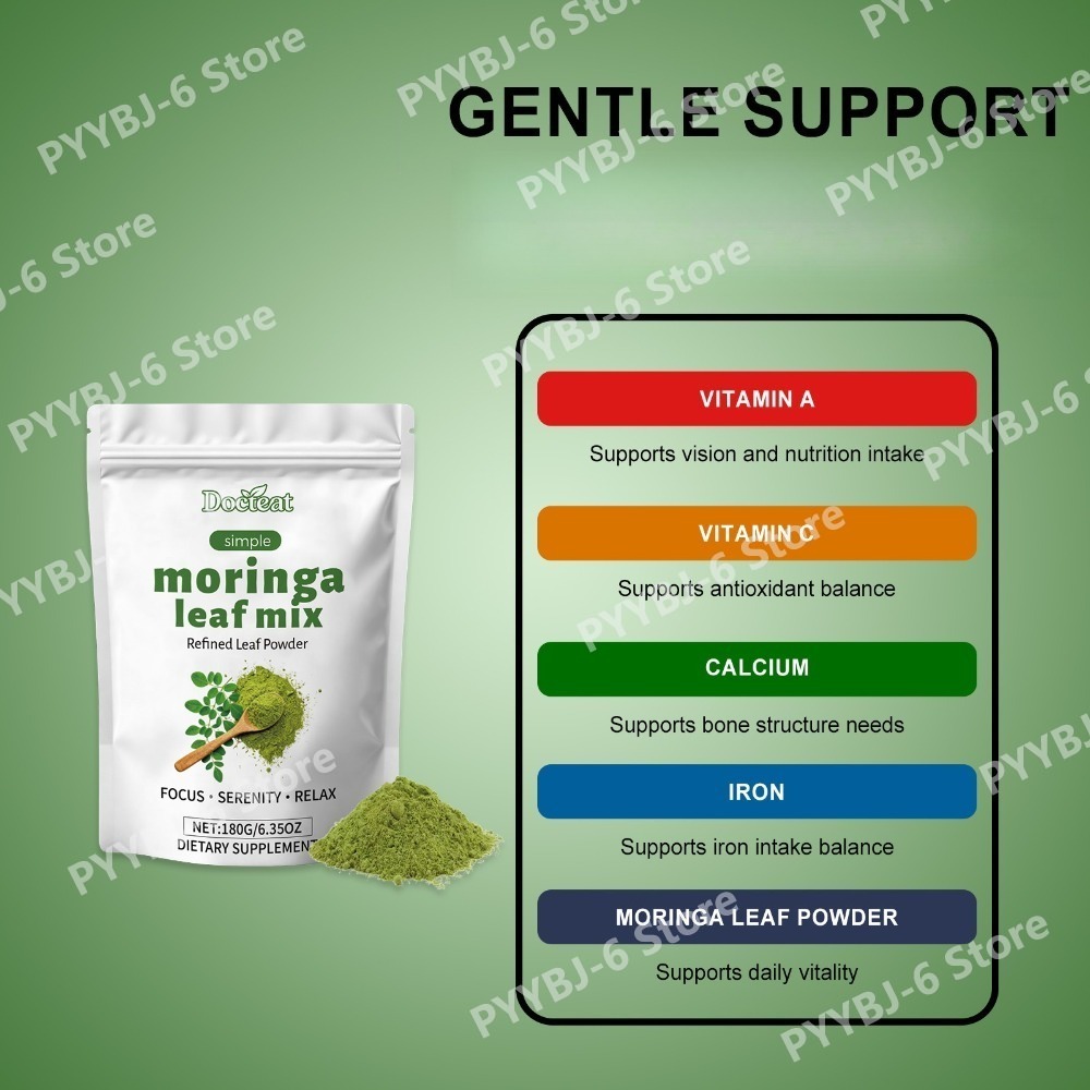 Docteat Moringa Leaf Powder, R - Vitamin C Powder ulasan dan harga